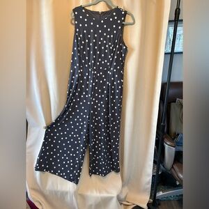 Tommy Hilfiger Navy Polka Dot Jumpsuit